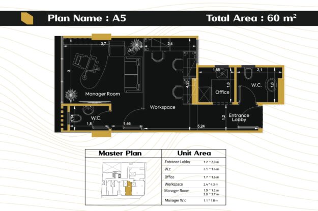 60م - مشروع 9hub complex الهضبة العليا المقطم