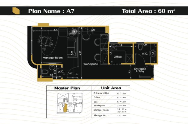 60م - مشروع 9hub complex الهضبة العليا المقطم