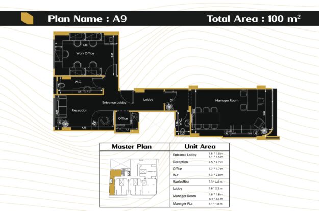 100م - مشروع 9hub complex الهضبة العليا المقطم