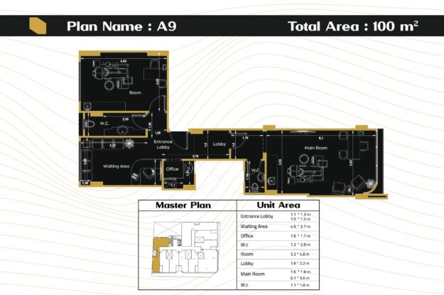 100م مشروع 9hub comlex الهضبة العليا المقطم
