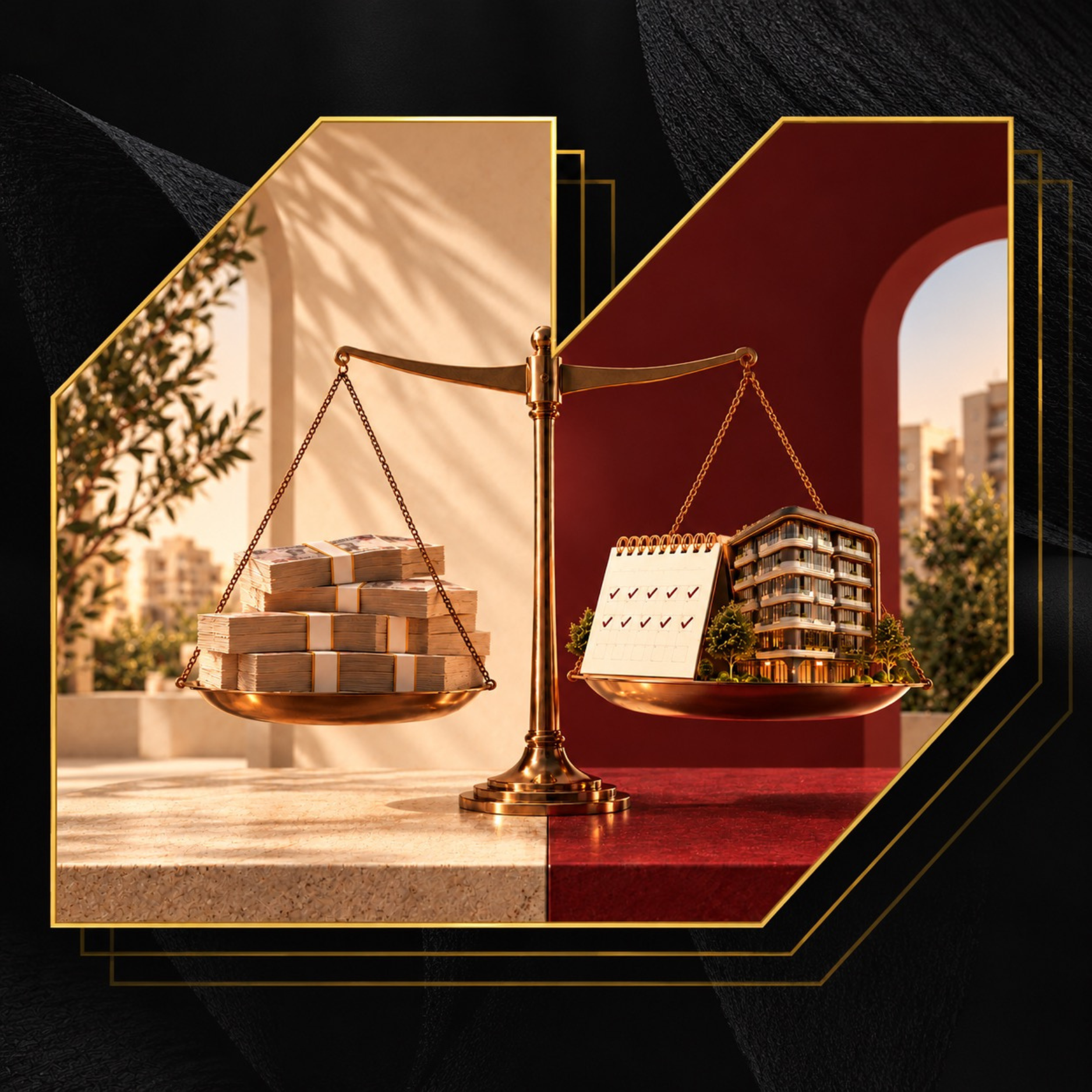 نظام السداد كاش أم تقسيط أيهما أفضل عند شراء شقة في المقطم؟